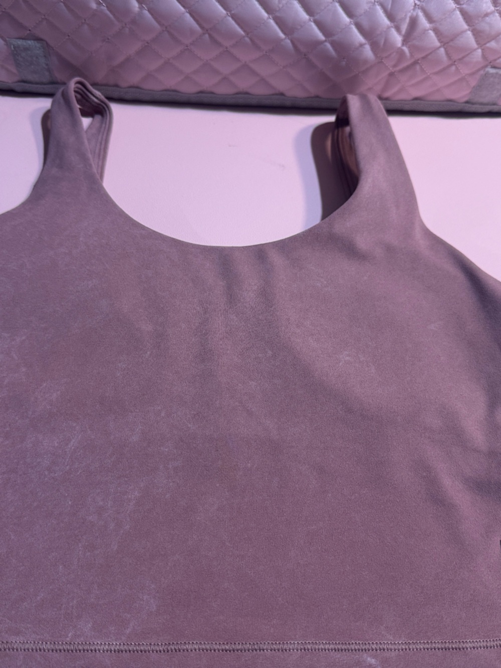 Vuori Dusty Mauve Tank with Supportive Fit